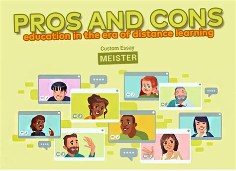 The pros and cons of distance learning .
